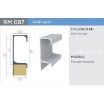 PERFIL PUXADOR ROMETAL RM-87